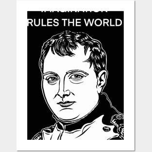 NAPOLEON quote .2 - ink portrait Posters and Art